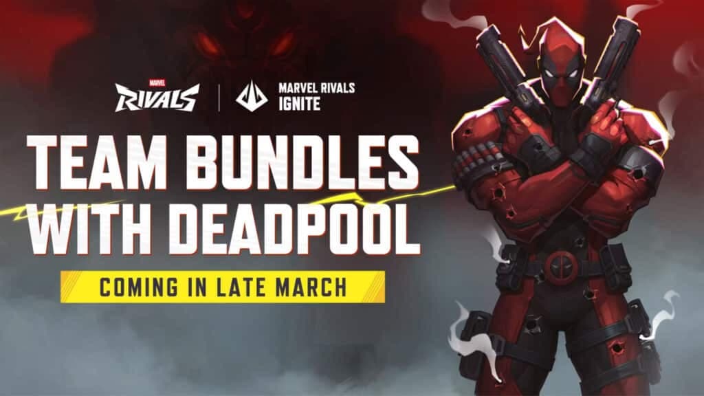 Marvel Rivals team bundles to launch in March