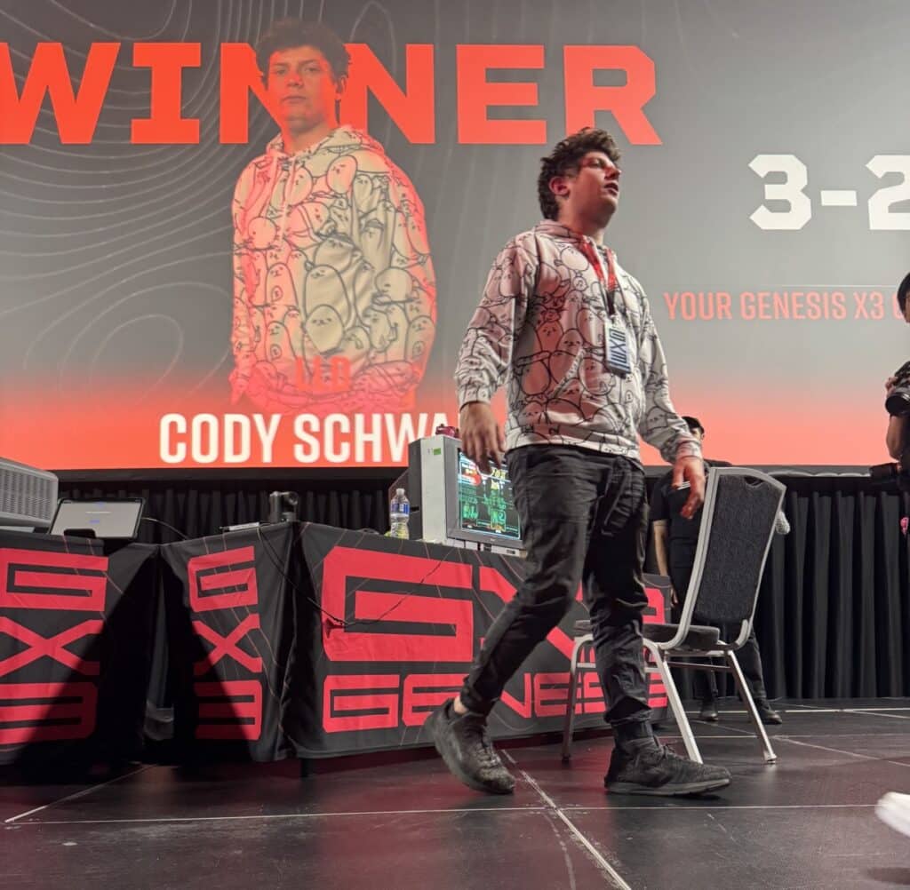 Despite the hate and apple stuck in his teeth, Cody Schwab gets incredible win at GENESIS X3 Melee Major
