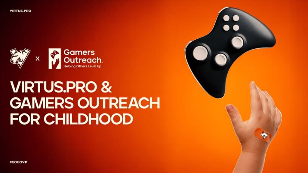 Virtus.pro partners with Gamers Outreach for fundraising campaign